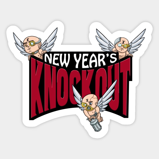 New Year's Knockout Sticker by JXG